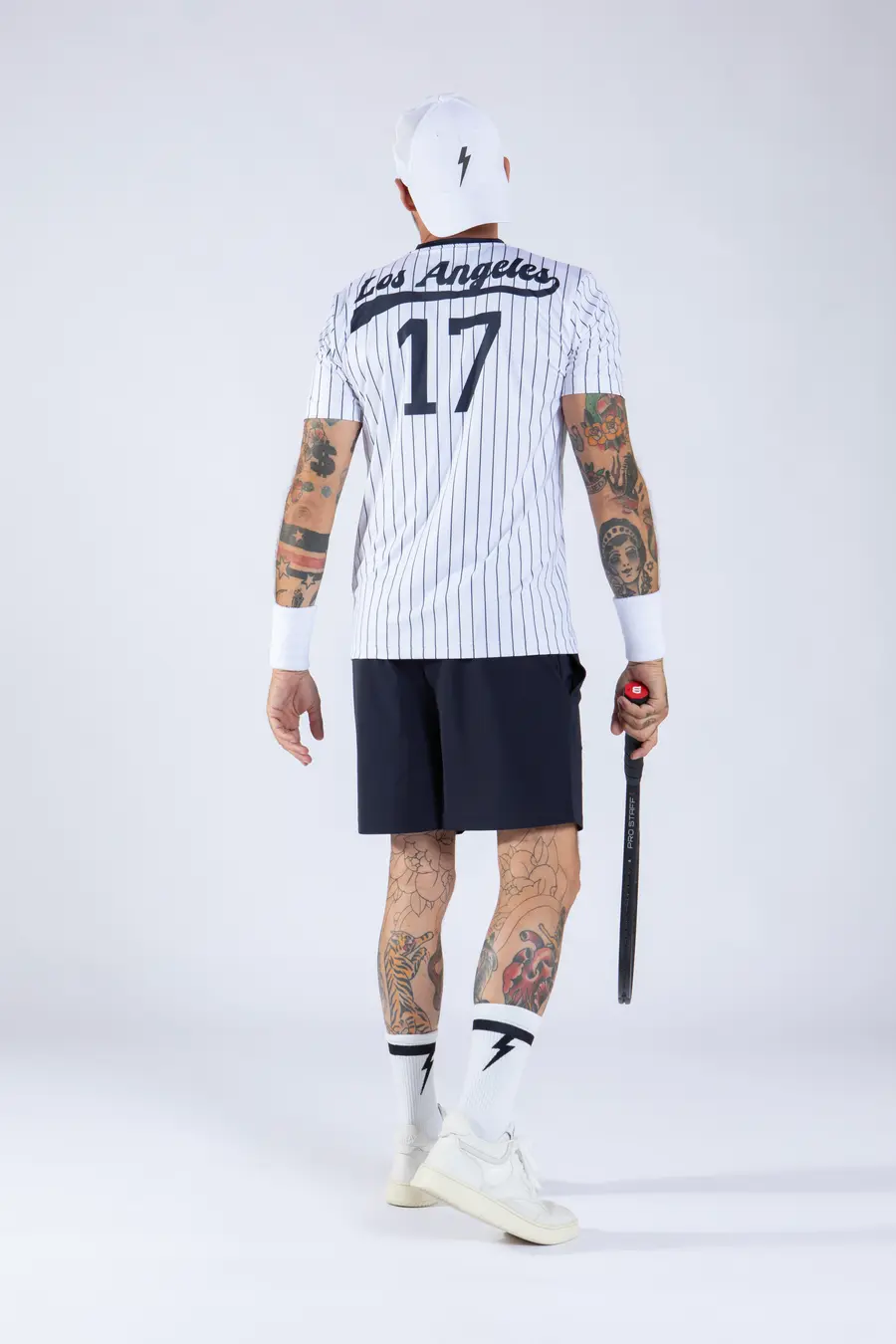 Los Angeles 17 のピンストライプTシャツ